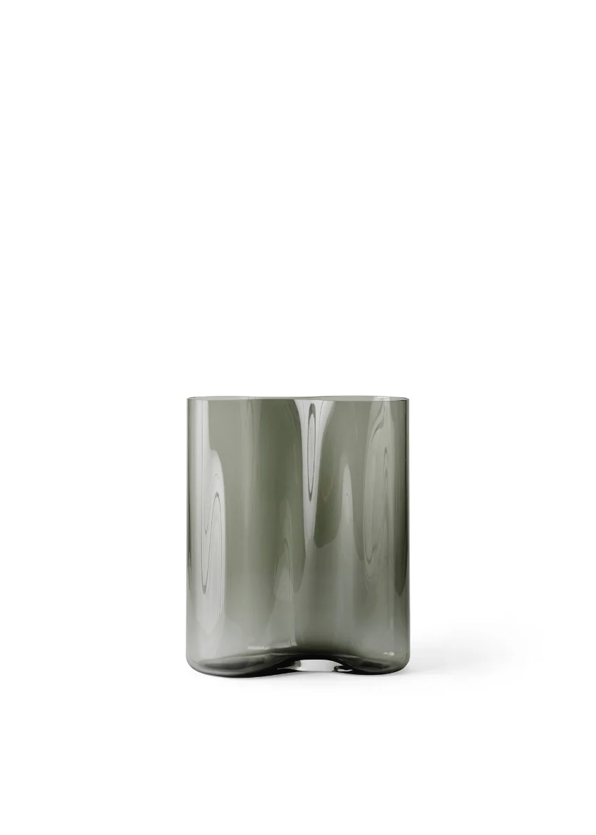 Audo Copenhagen  Aer vase, smoke - 33 cm.