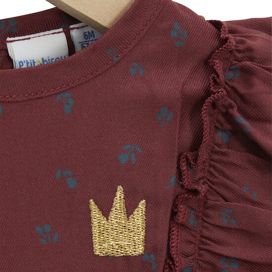 Princesse Robe manches longues à volants   de               P'tit Bisou Petit Prix