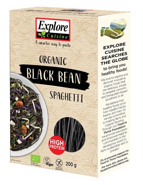 EXPLORE CUISINE Spaghetti schwarze Bohnen<br>200 g, Bio