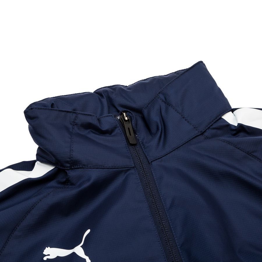 PUMA Veste All Weather teamLIGA - Bleu Marine/Noir Enfant