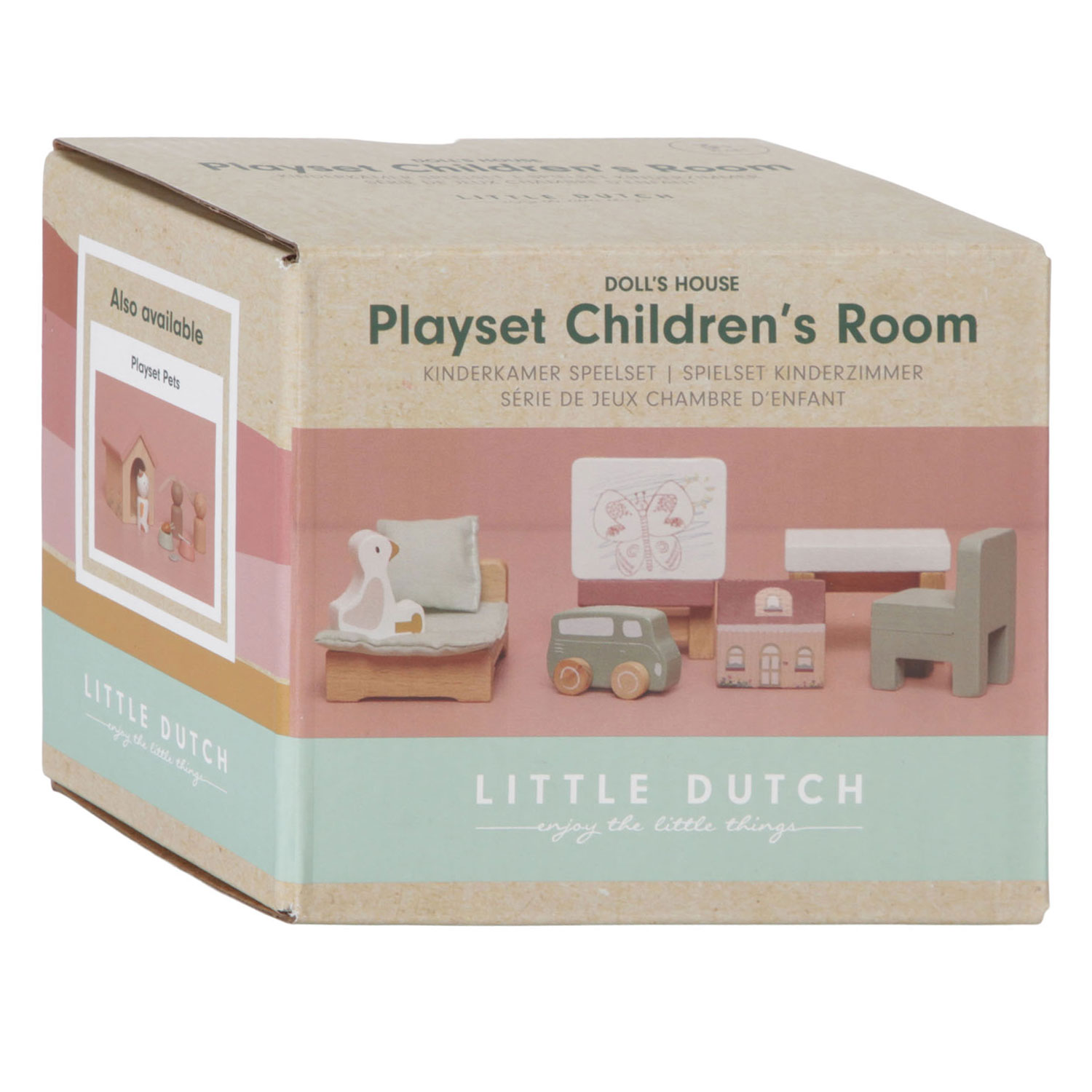 Little Dutch Houten Poppenhuis Uitbreiding - Kinderkamer FSC