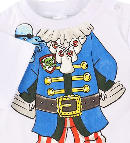 Stella McCartney Kids T-Shirt - Weiß m. Pirat