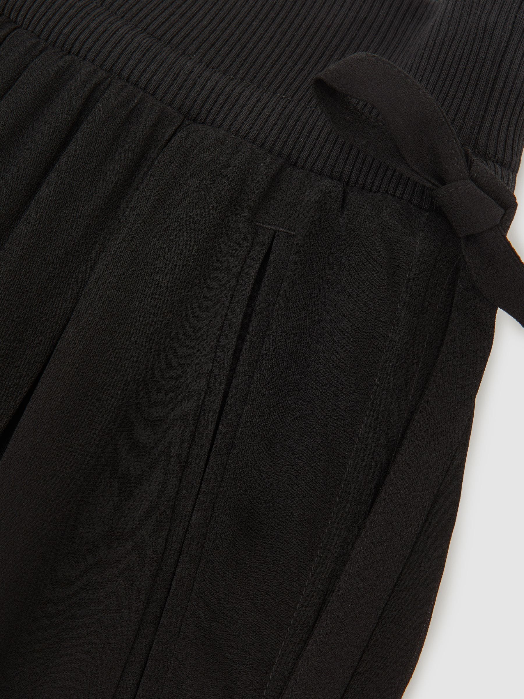 Zwart - Reiss Lucyle Reiss | Royal Ballet Chiffon Trousers