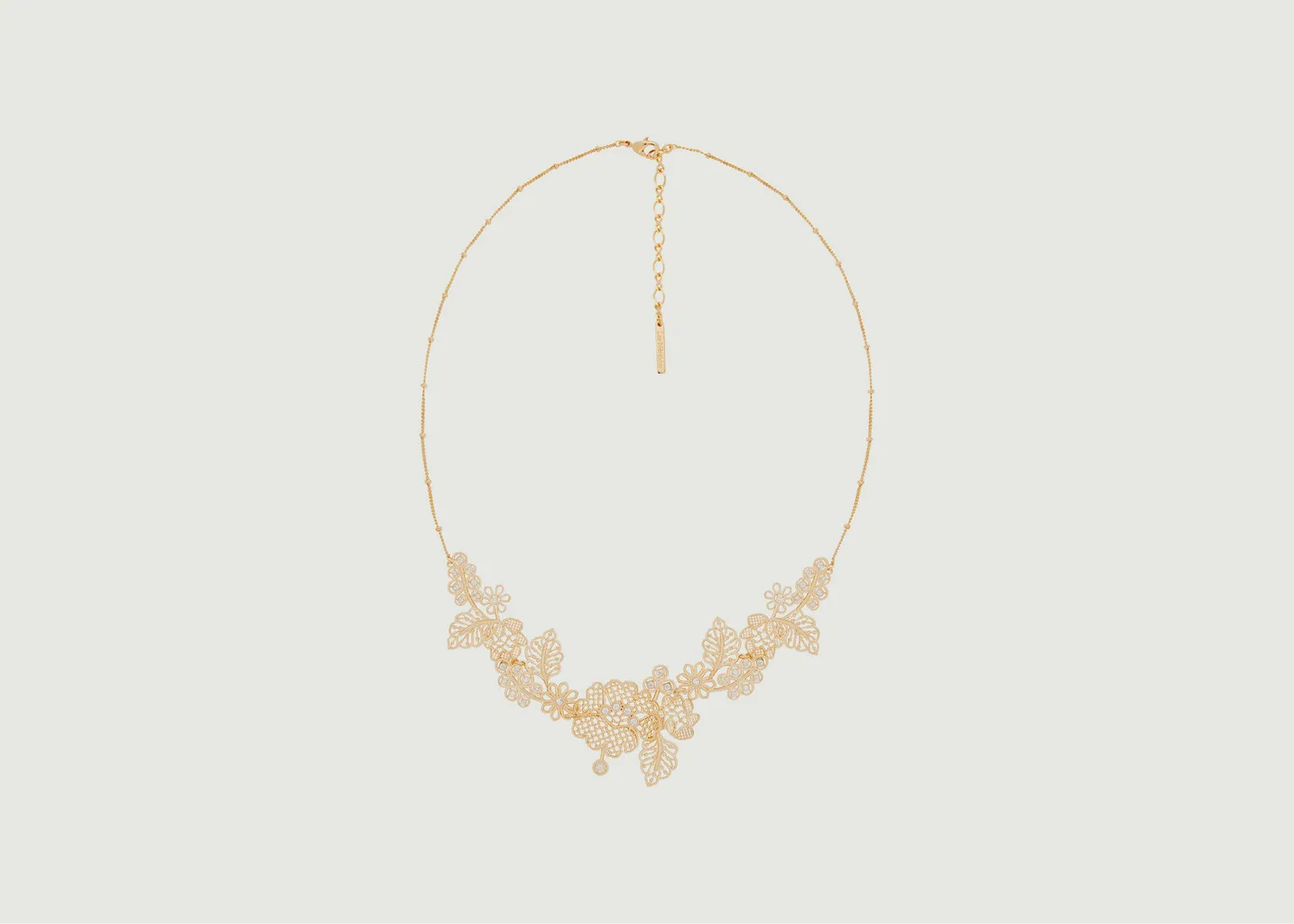 Collier plastron Fil d'Or Les Néréides