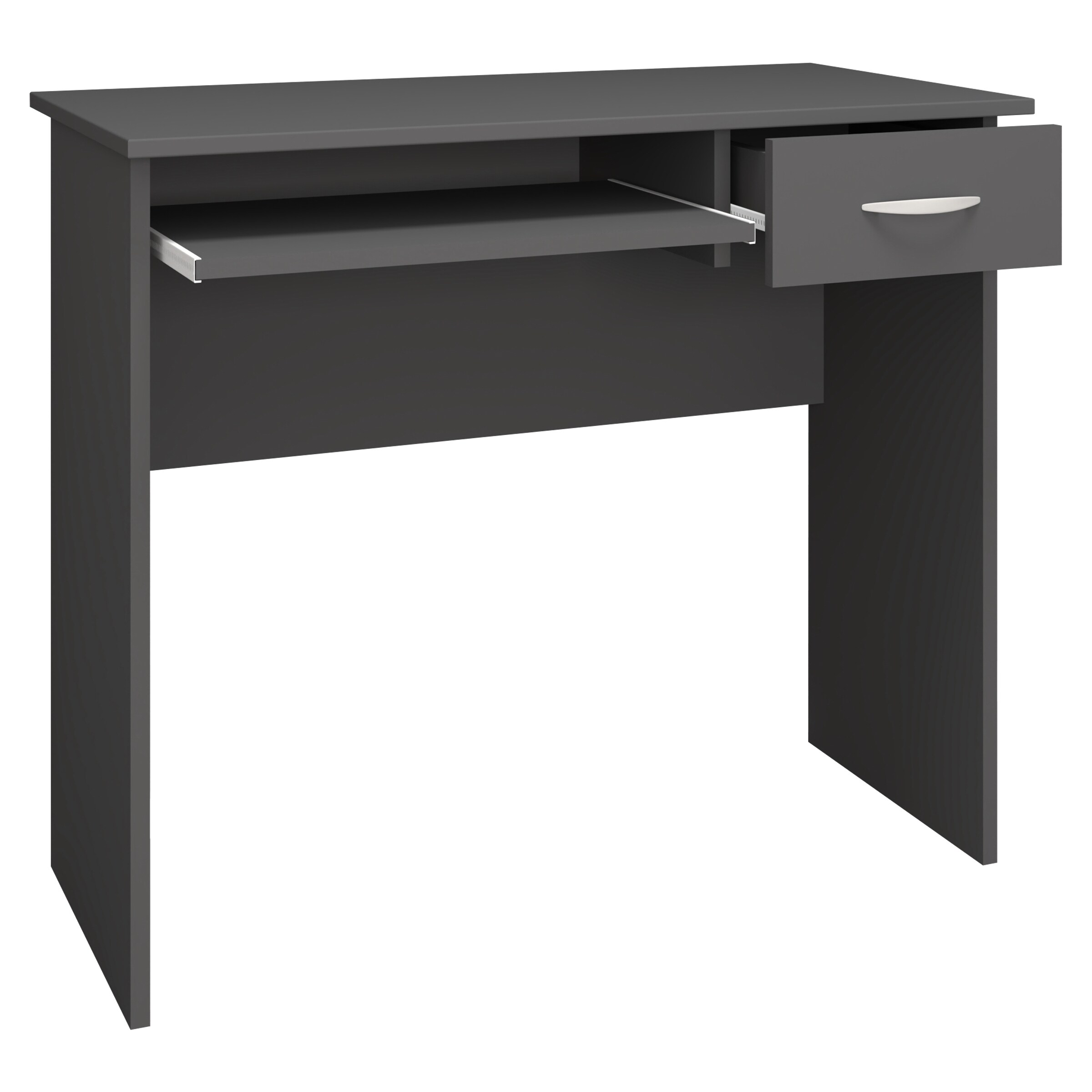 VCM Holz Schreibtisch Computertisch Tastaturauszug Schublade Bürotisch Arusa