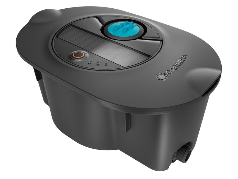 GARDENA Multifunktions-Flächenregner AquaPrecise (unterirdi Solarbetriebener Bewässerungssystem-Komplett-Set