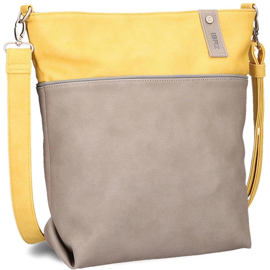 zwei Jana J12 - Schultertasche 33 cm lemon