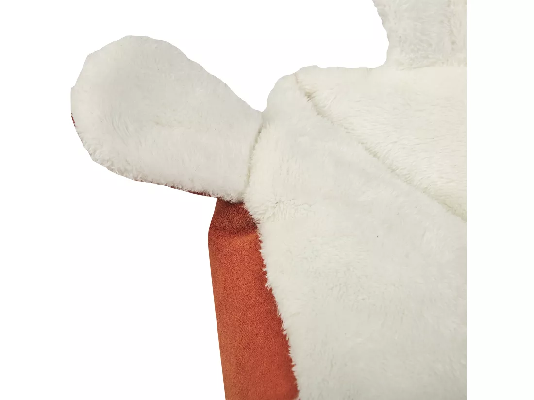 Lit pour animal HASSA Velours Orange