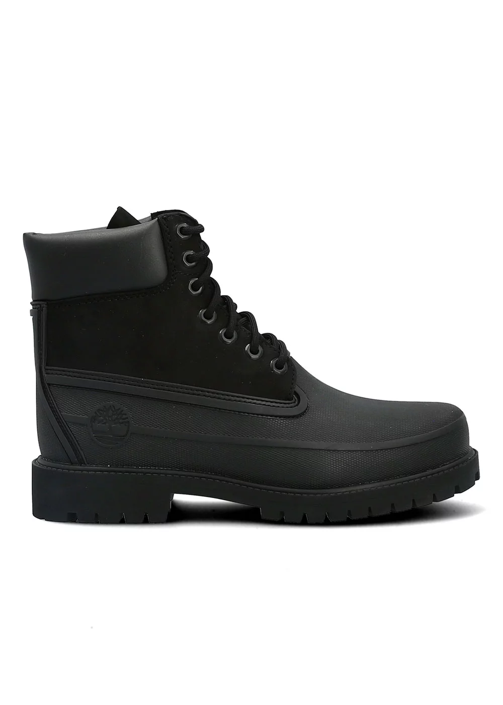 BOOTS RUBBER TOE 6 INCH NUBUCK NOIR