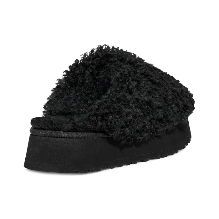 UGG Maxi Curly Platform Pantoffels Dames