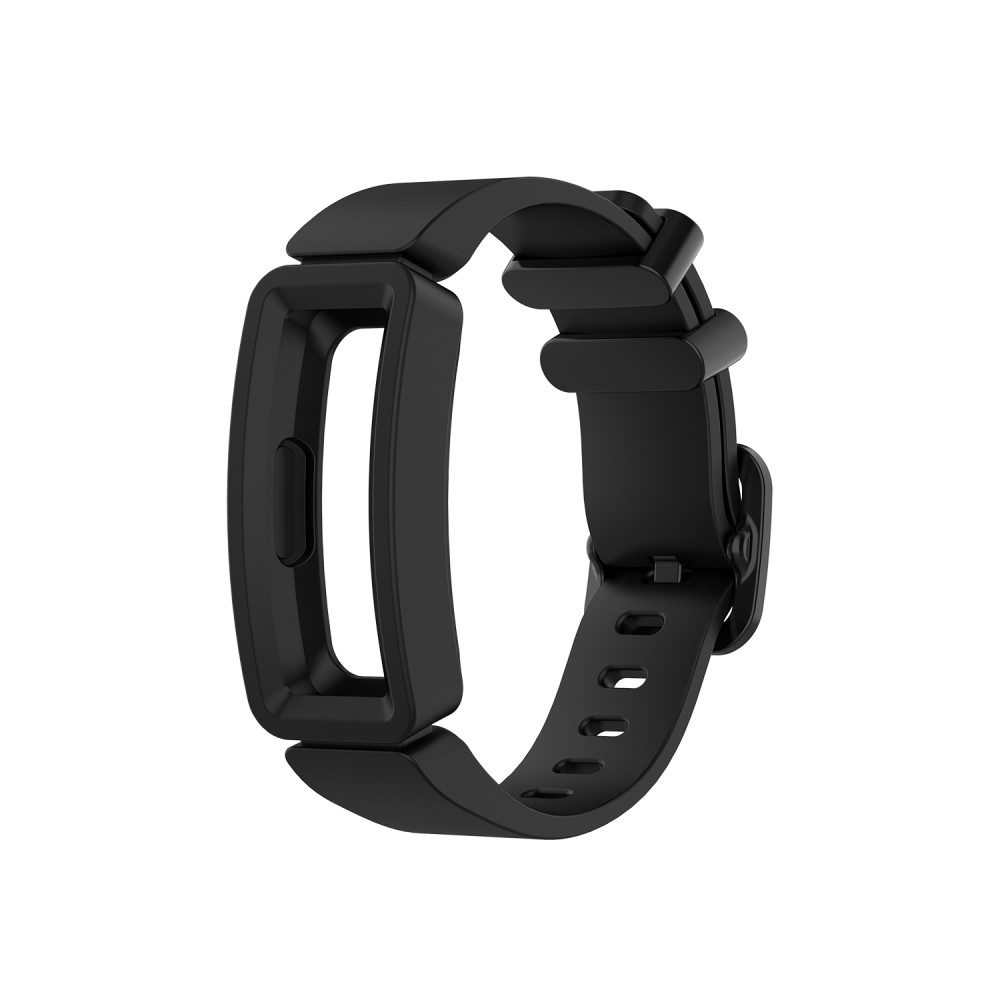 (Gr. XS) Fitbit Ace 2 Ersatz Silikon Armband (Gelenkumfang 145-210mm) - Schwarz