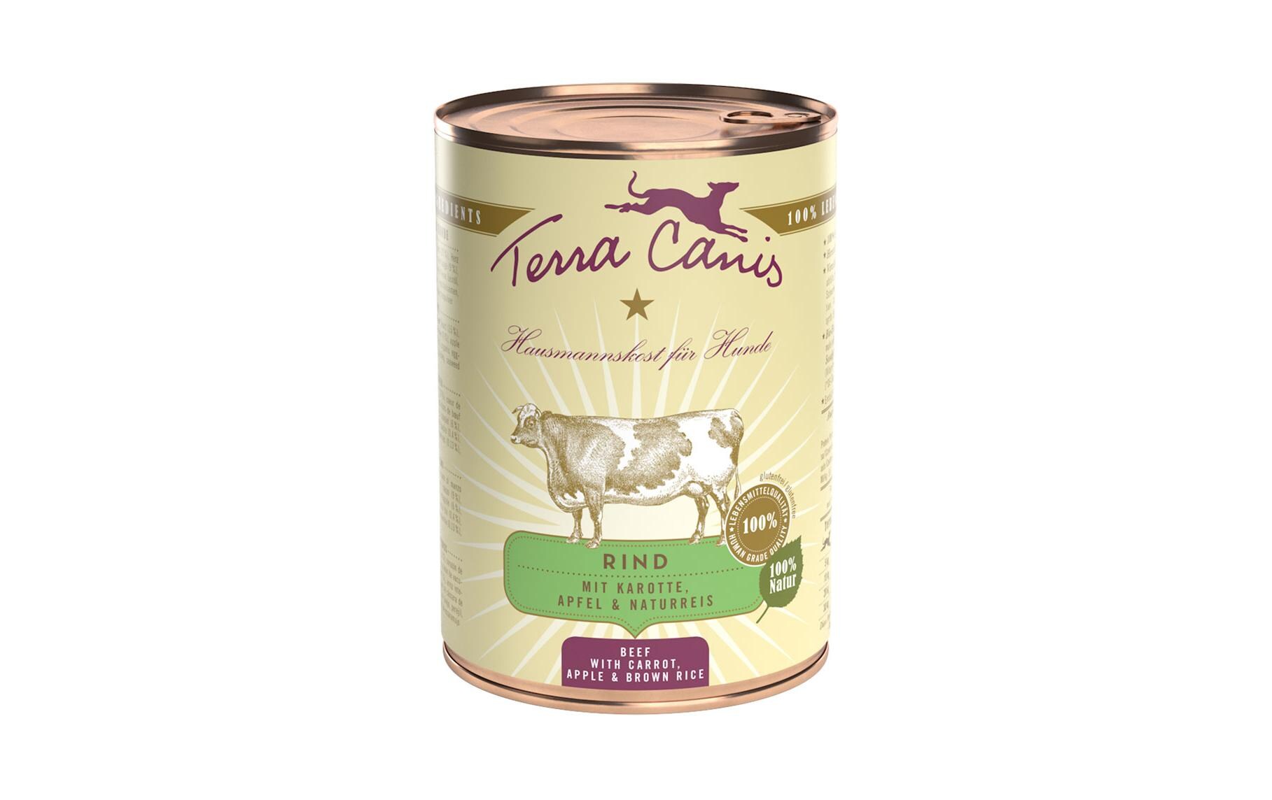 Nassfutter Menue Classic Rind, 400 gAlleinfuttermittel für ausgewachsene Hunde