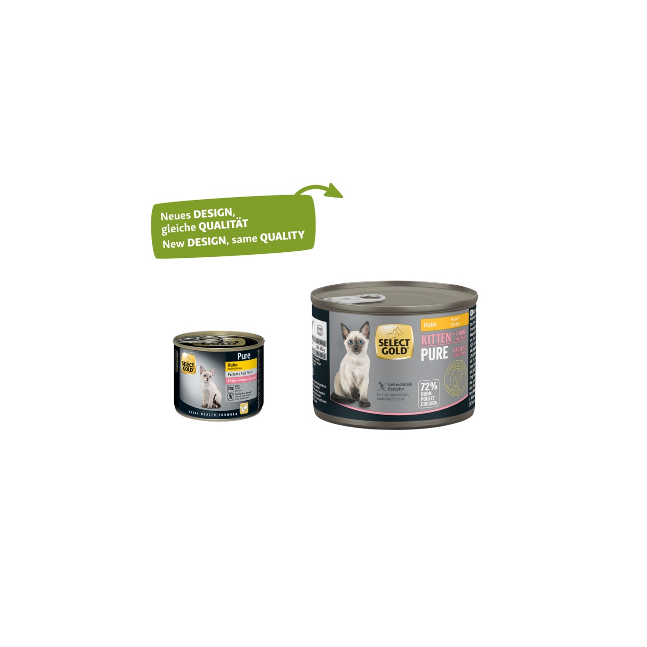 SELECT GOLD Pure Kitten Paté 6x200 g