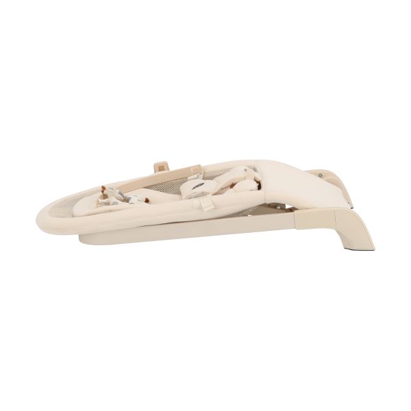 Qute Bouncer Q‑Divan Ivory velvet