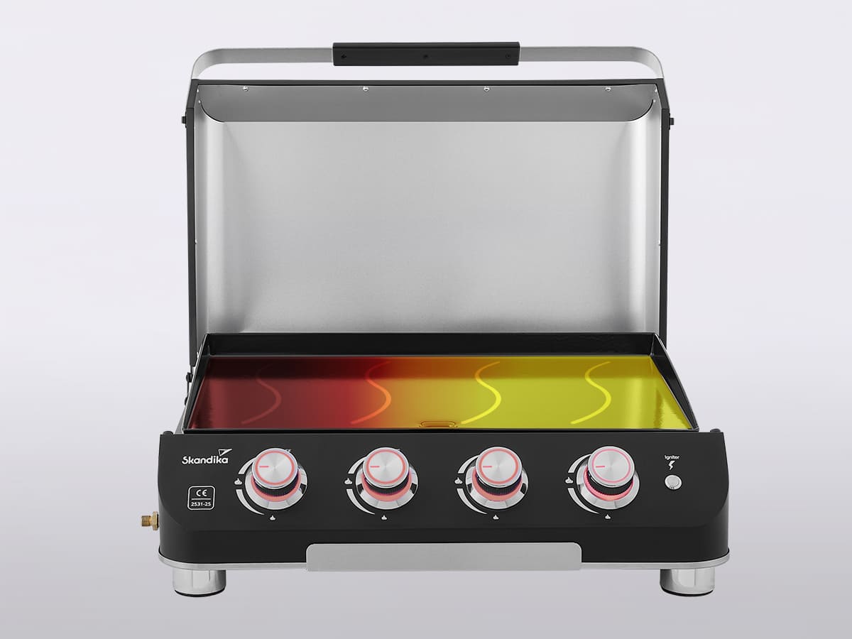 Skandika Palo 4-pits Plus Plancha grill