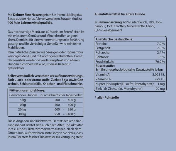 Dehner Fine Nature Nassfutter für Hunde