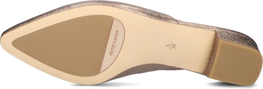 PETER KAISER Slingbacks Dames 79443 Maat: 37 Materiaal: Textiel Kleur: Brons