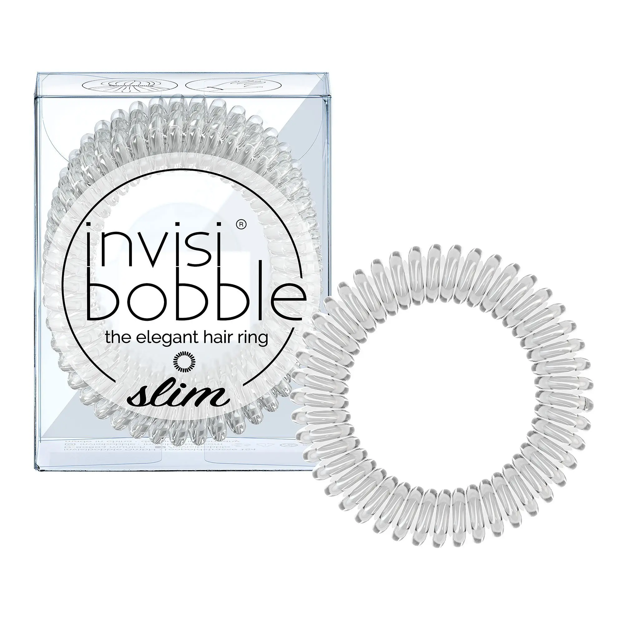Invisibobble - Le Slim 4 coloris- Élastique, barrette et pince