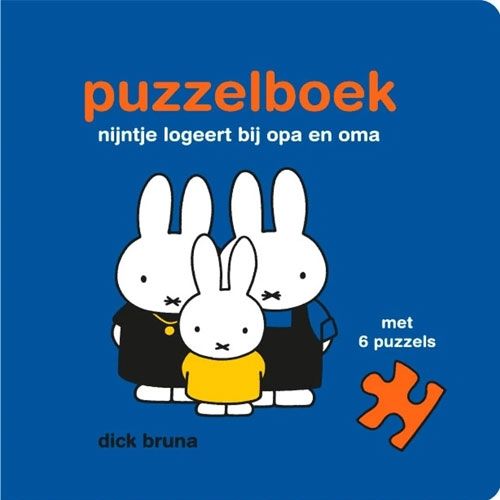 Dick bruna puzzelboek nijntje logeert bij opa en oma