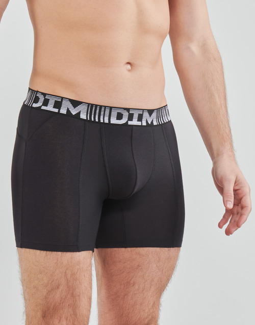 DIM - AIR COTTON FLEX X2 - Noir / Gris