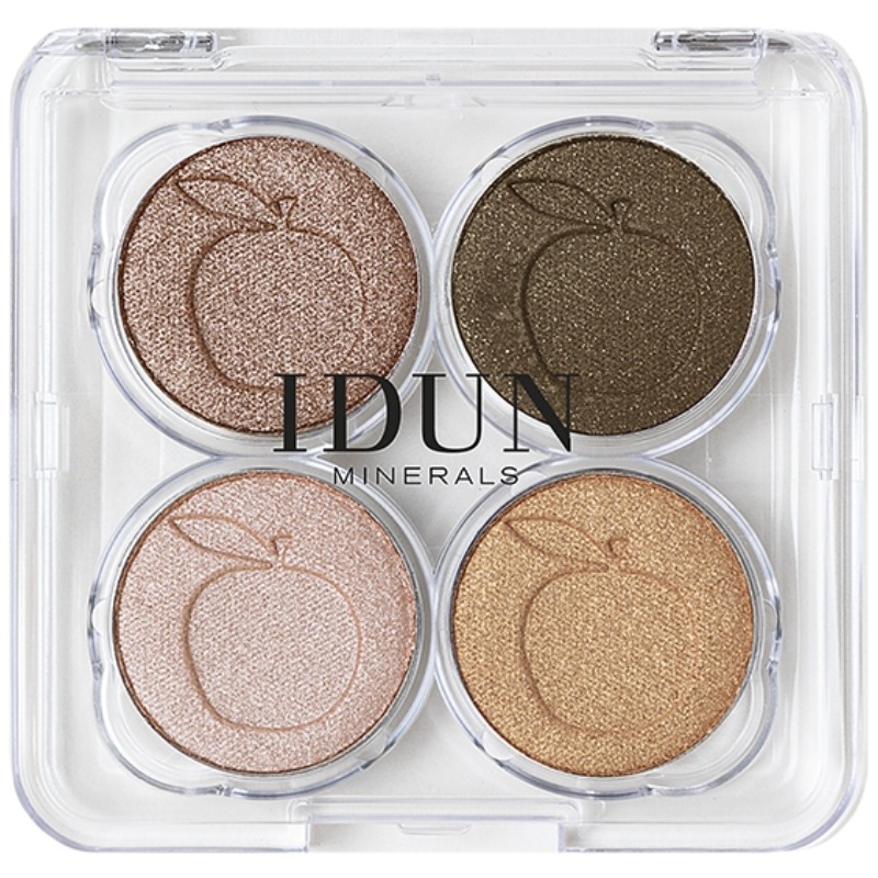 IDUN Minerals Eyeshadow Palette 4 x 1 gr. - Brunkulla