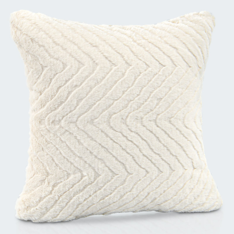 Coussin 'Zebrella' écru