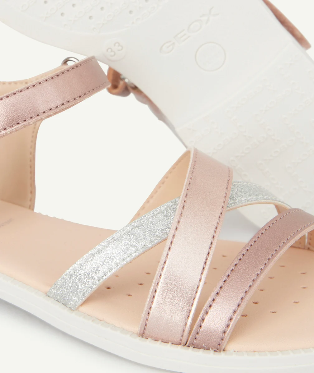 GEOXSANDALES KARLY FILLE ROSES BRILLANTES