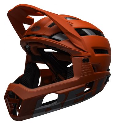 Casque avec Mentonnière Amovible BELL Super Air R Mips Rouge