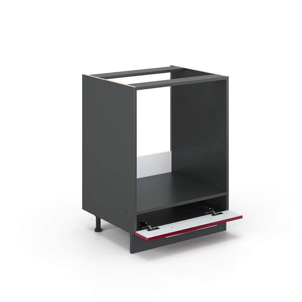 VICCO Herdumbauschrank 60 cm Bordeaux Hochglanz Küchenschrank Hängeschrank Küchenzeile Fame-Line