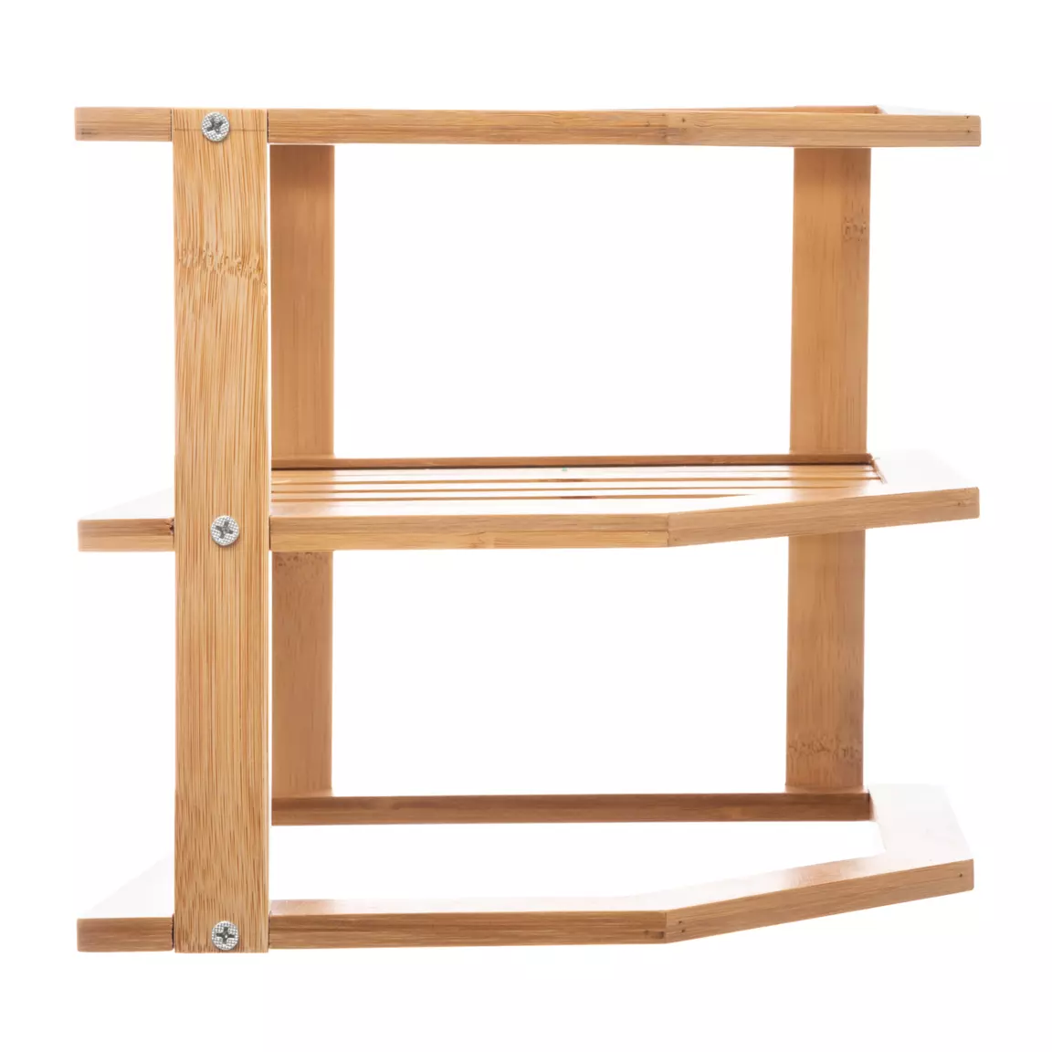 Etagère d'angle (H103 cm) Bambou Naturel