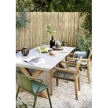 KARWEI tuinstoel Devon groen hout