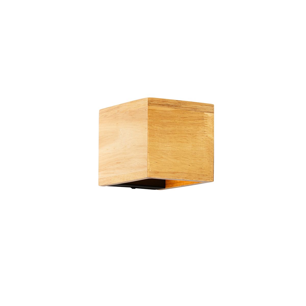 Landelijke wandlamp eiken hout - Transfer
