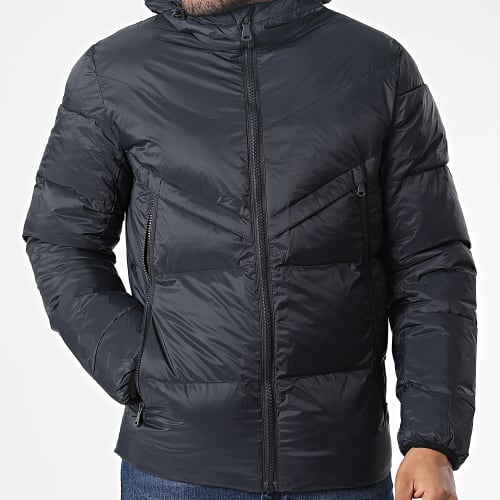 Doudoune Capuche 50102 Manchester Bleu Marine
