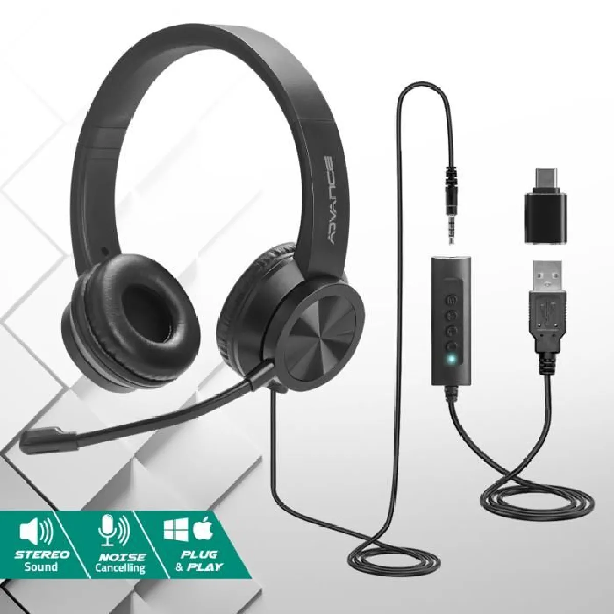 NC Casque Micro stéréo - Smarphonics 750