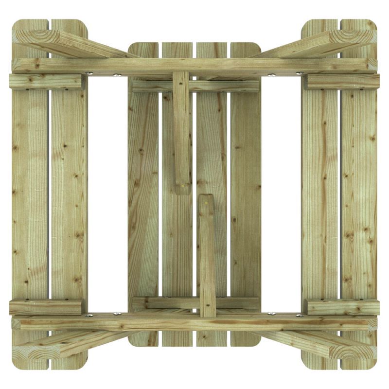 Outdoor Life Products Liv - Kinderpicknicktafel - 1x90x48 cm