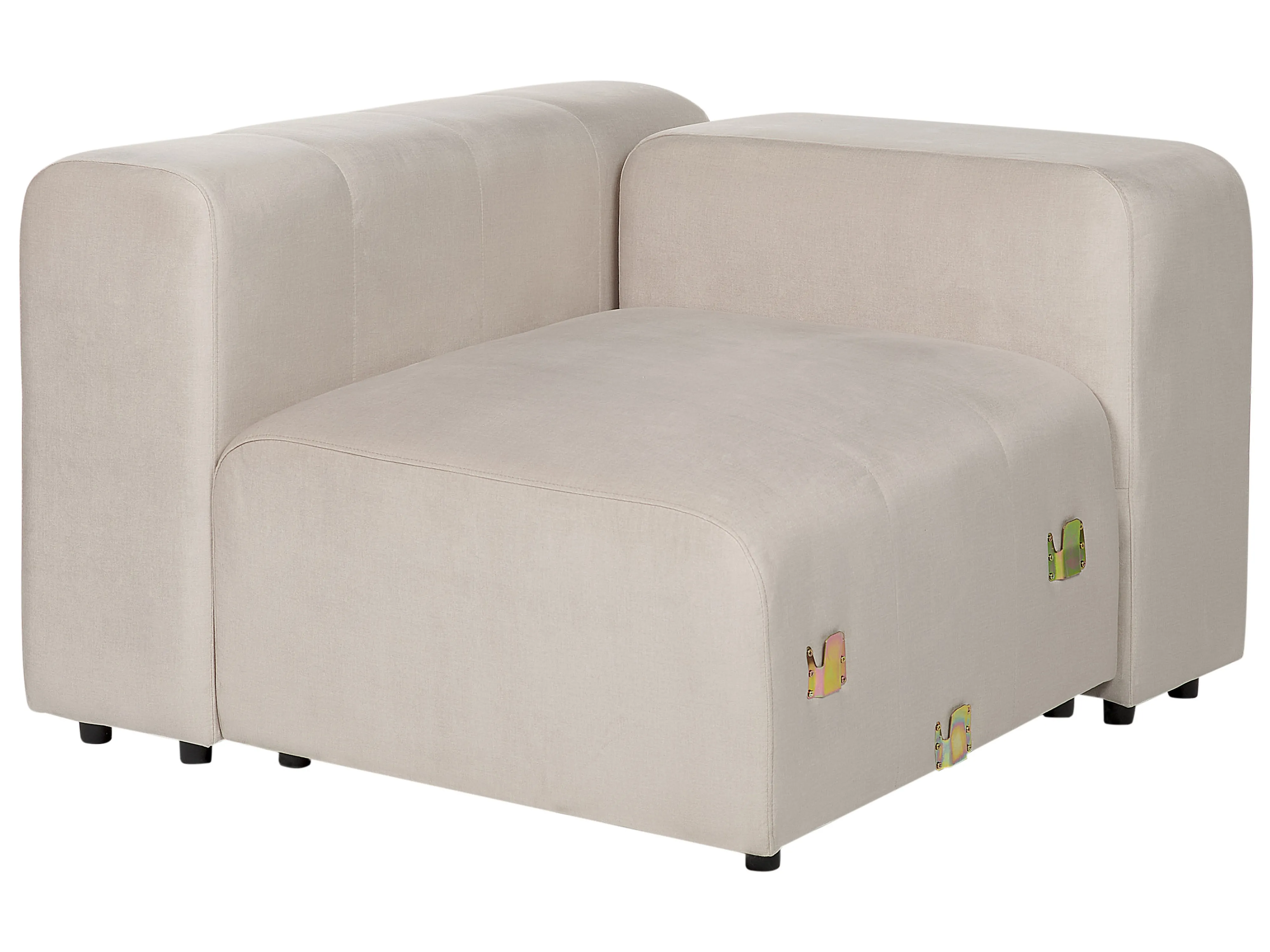 Modulaire bank 2-zits FALSTERBO Fluweel Beige
