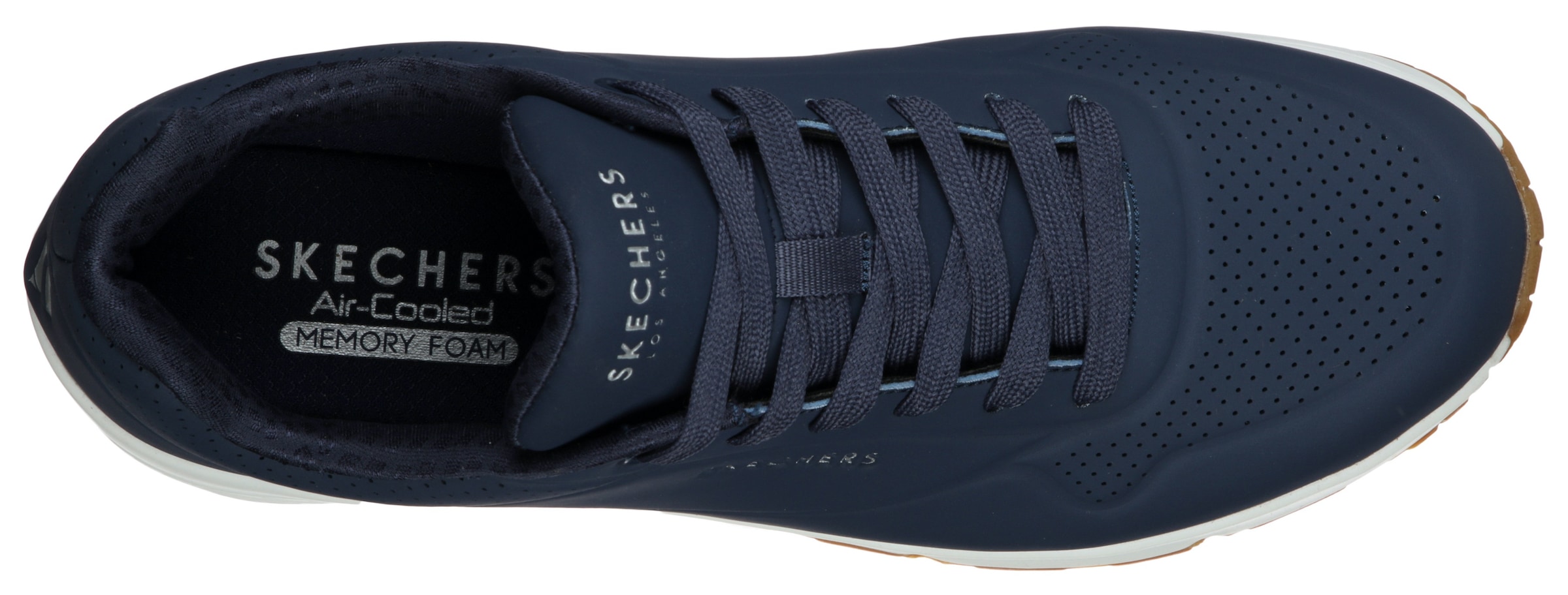 Skechers Sneaker »Uno - Stand on Air«  Freizeitschuh, Halbschuh, Schnürschuh mit Air-Cooled Memory Foam