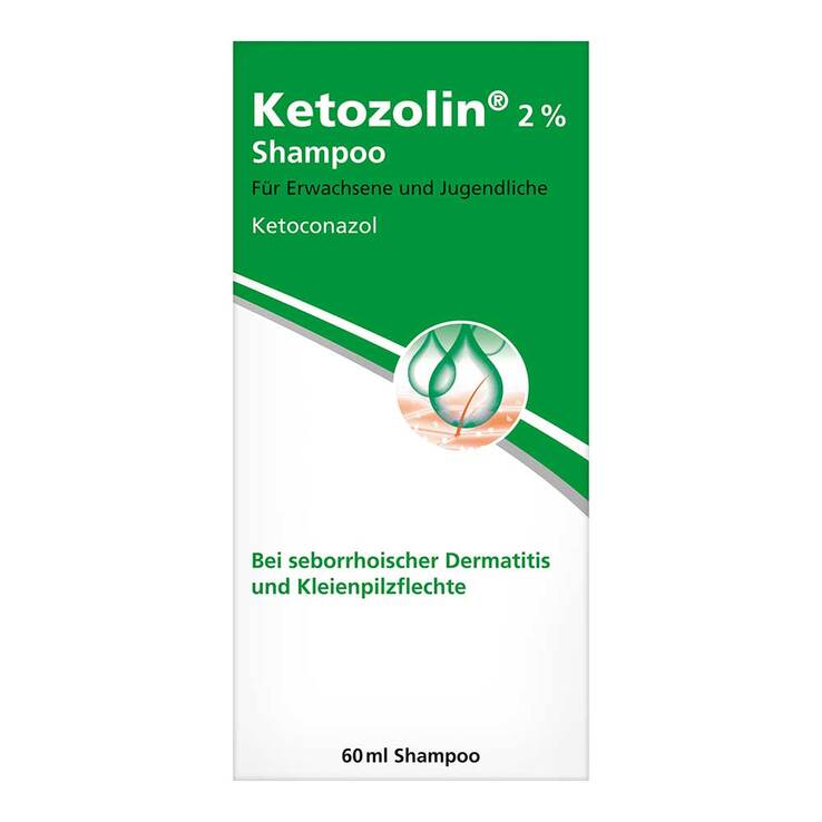 Ketozolin 2 % Shampoo, 60 ml