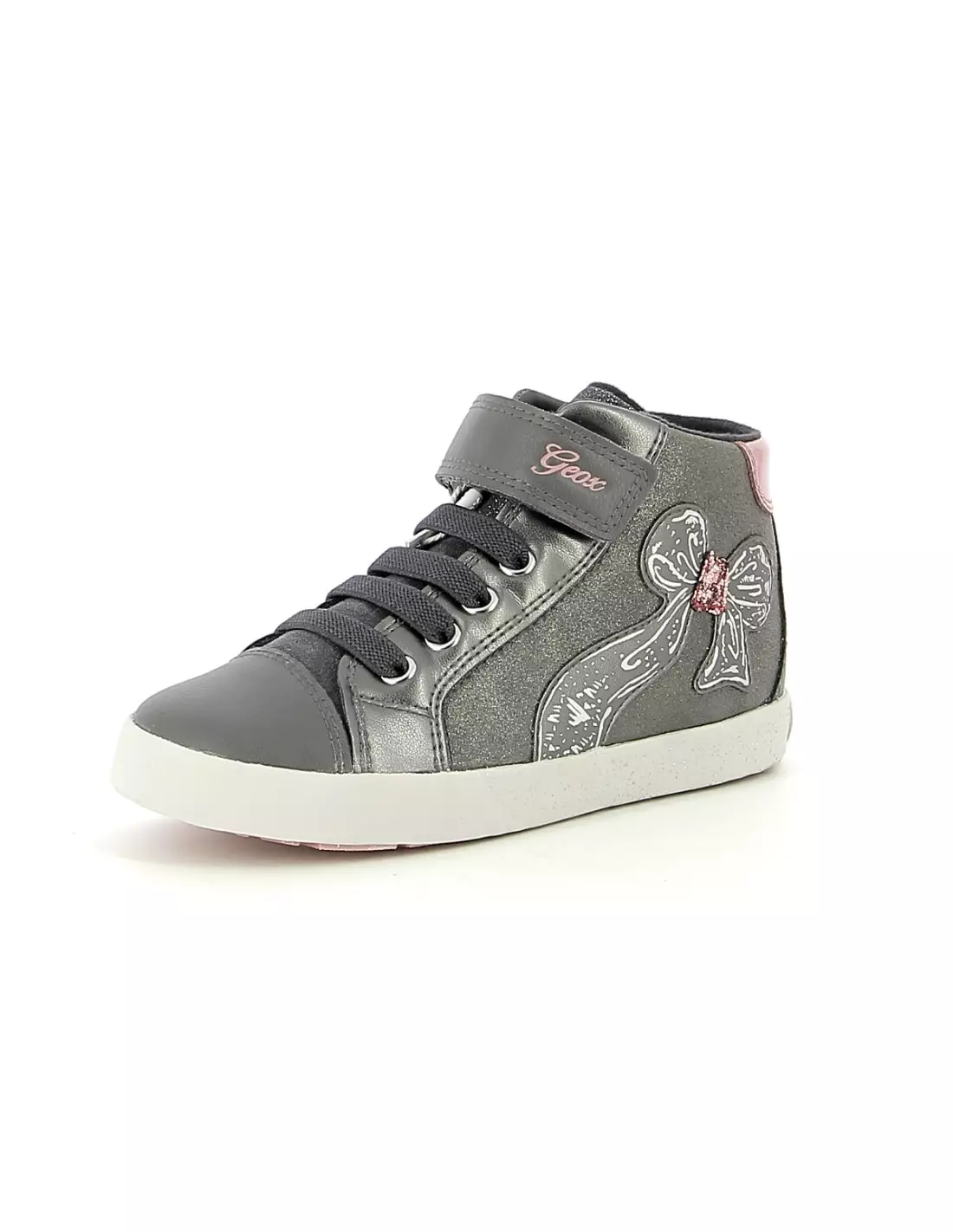 GEOX KILWI - Baskets DkGreyDkPink