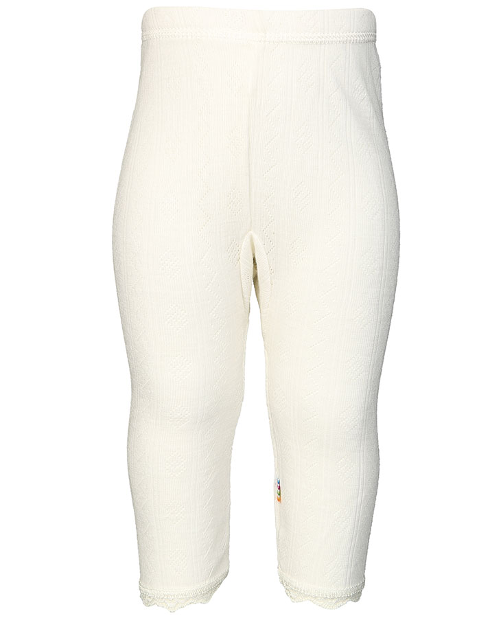 Leggings SOFT mit Wolle und Seide in off white