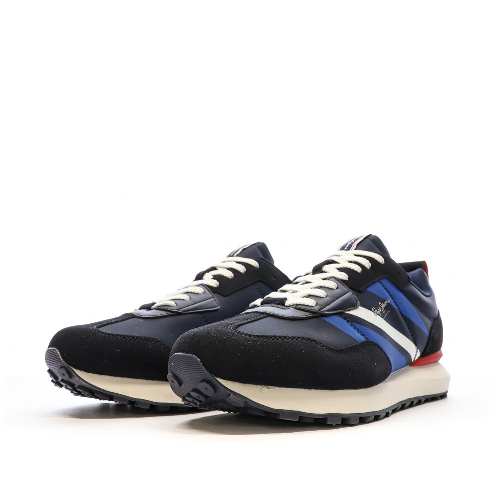Pepe jeans Baskets Marine/Noir Homme Pepe Jeans Foster