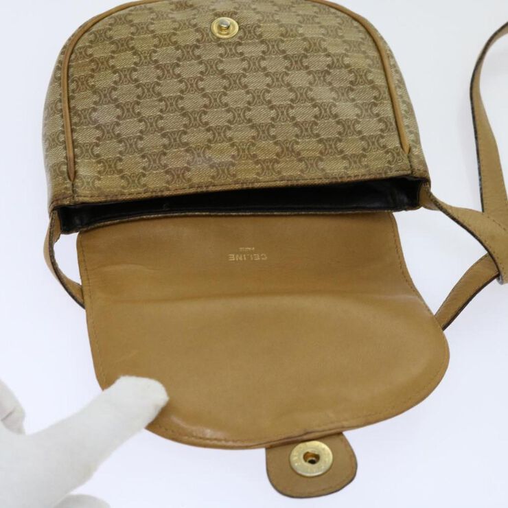 Celine Vintage Celine Shoulder Bag Beige