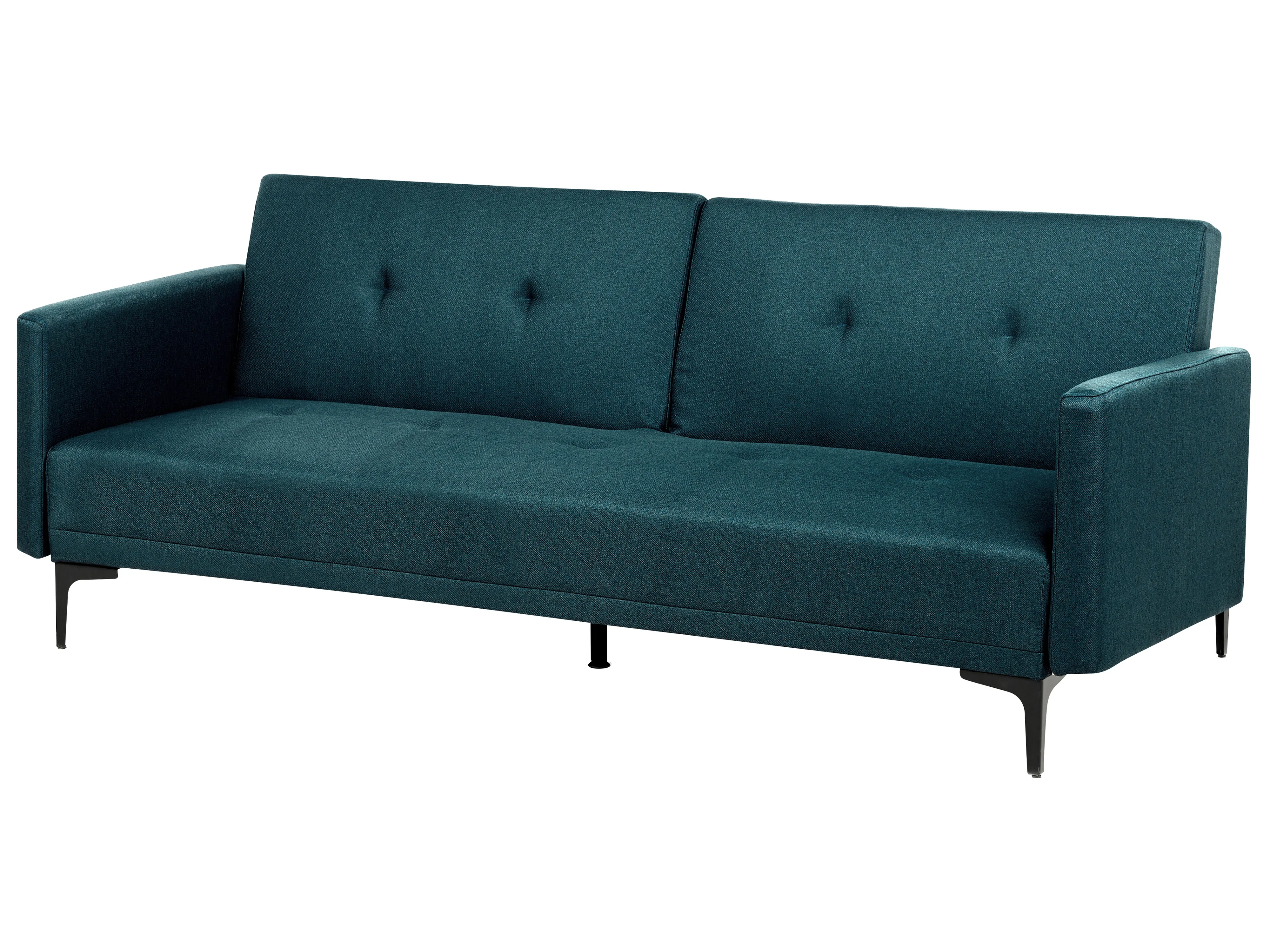 Slaapbank 3-zits LUCAN Stof Blauw