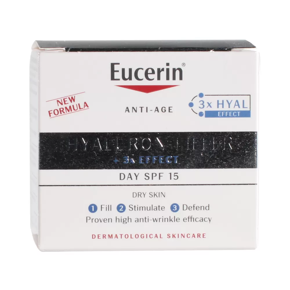 Eucerin Hyaluron-Filler   3x Effect Day SPF15 Dry Skin - 50 ml.
