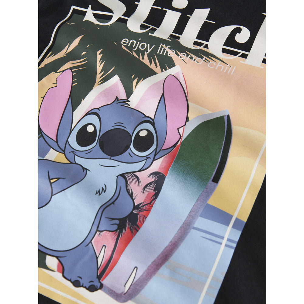 Køb Name It Black Nkfaftina Stitch Ss Nreg Top Box Wdi