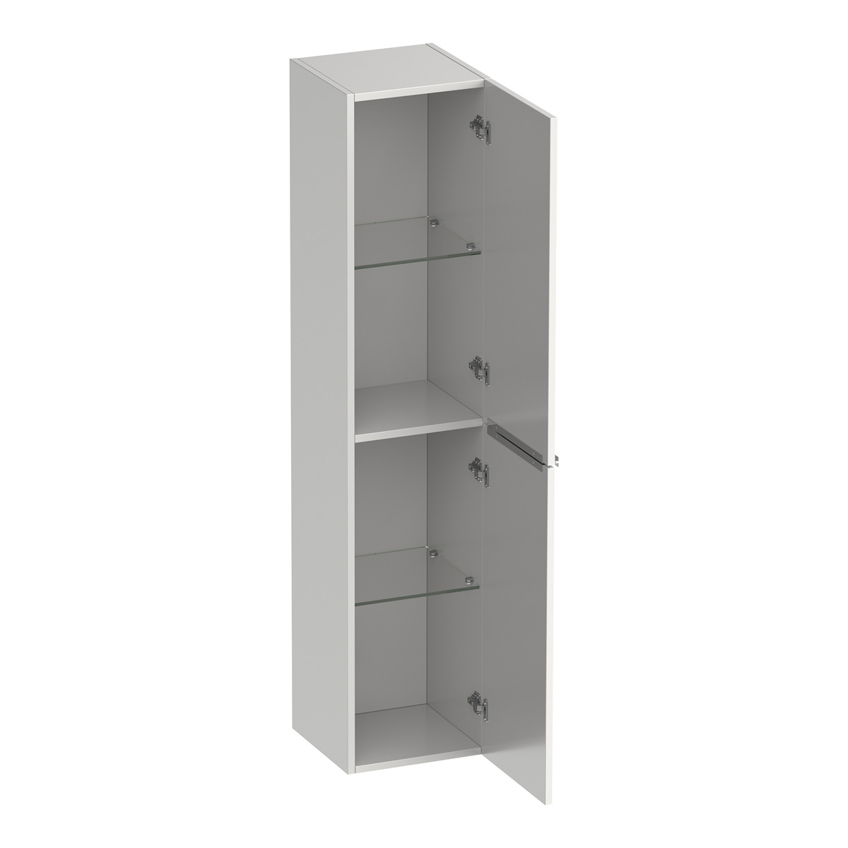 Brauer Elevate kolomkast 160cm wit glans
