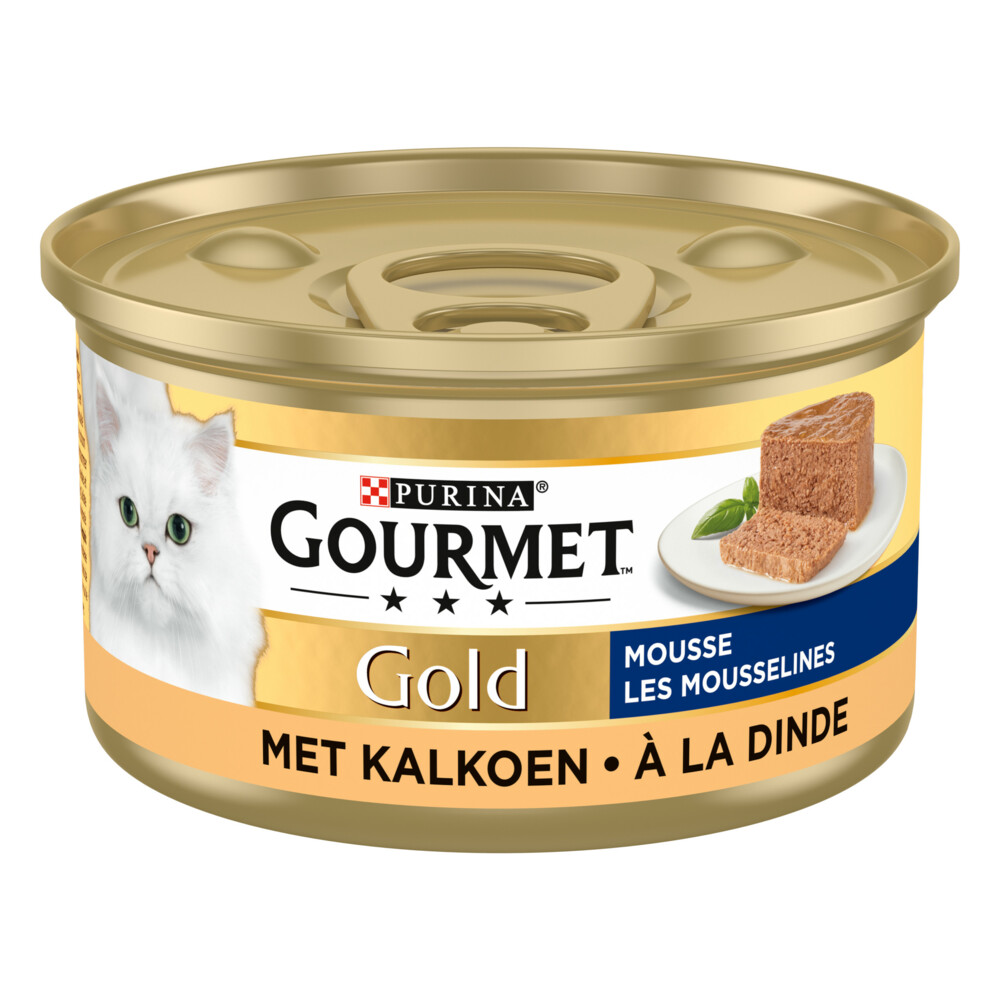Gourmet Gold Mousse Kalkoen85 gr