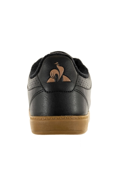Baskets basses le coq sportif derby 1 black/gum