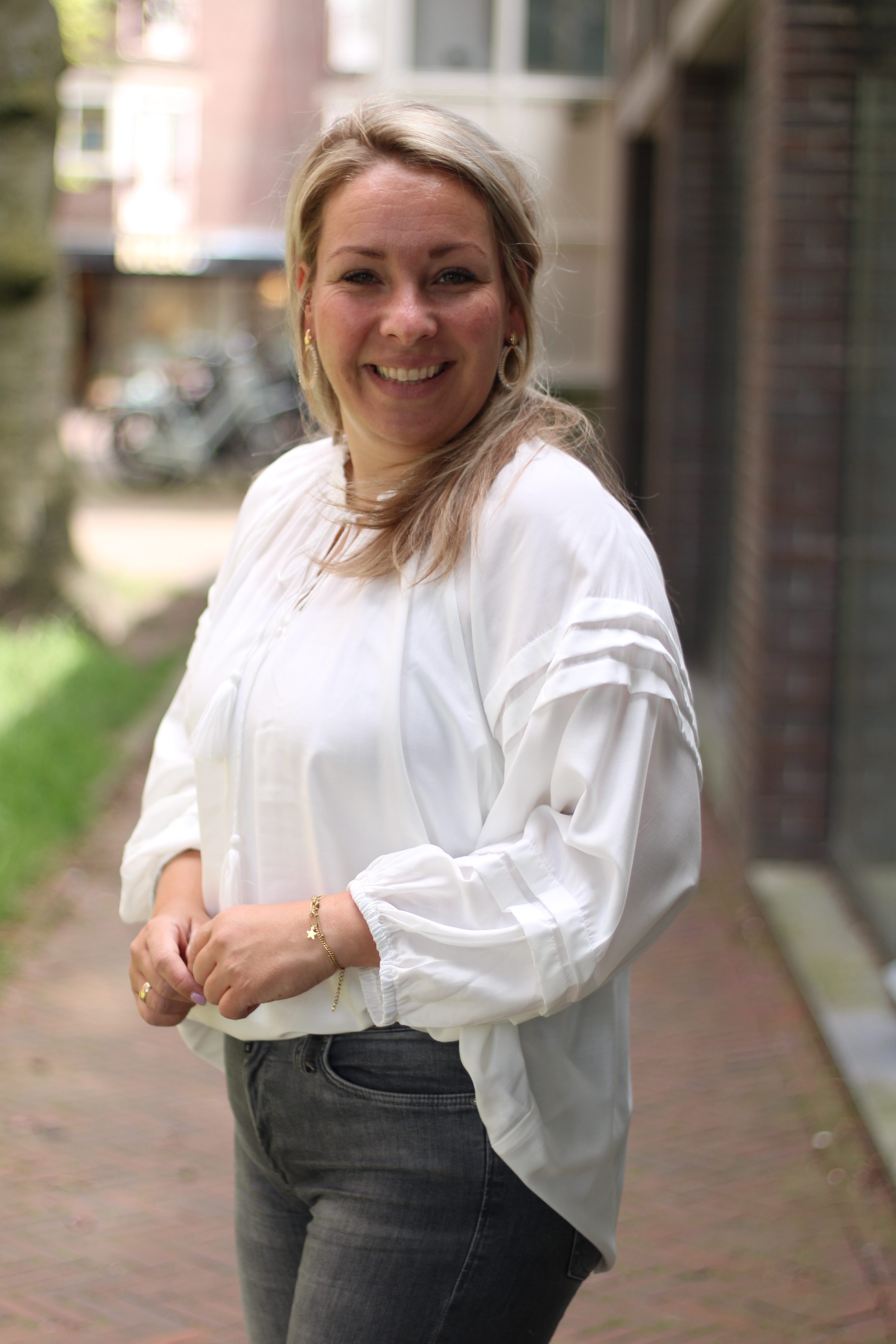 Culture - Asmine Wide Sleeve Blouse - Spring Gardenia