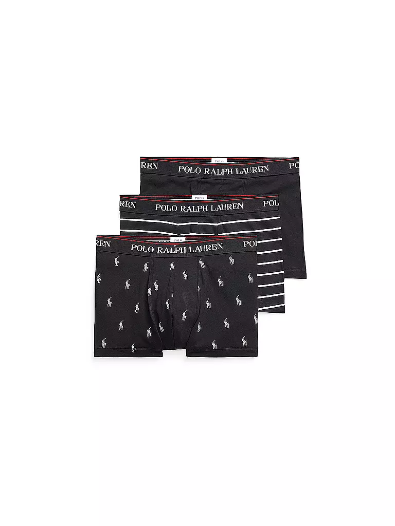 POLO RALPH LAUREN Pants 3-er Pkg schwarz  schwarz